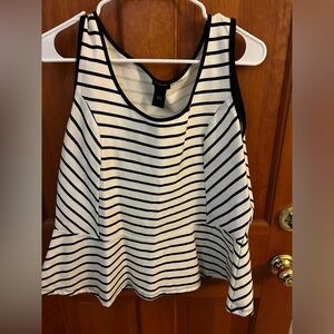 Peplum tank top